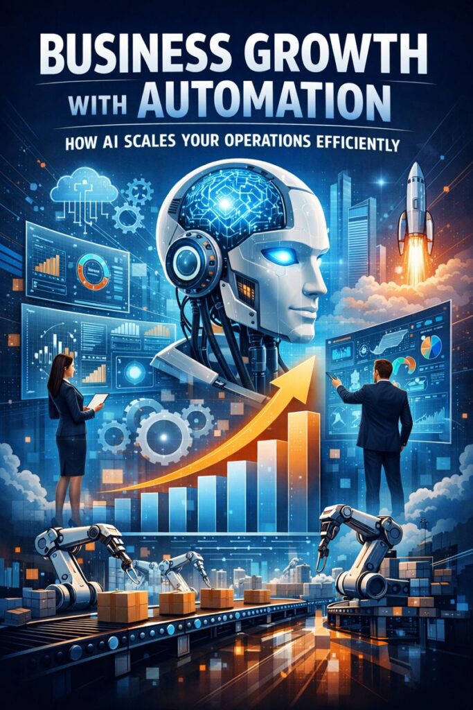 Business automation AI scaling operations efficiency with intelligent systems